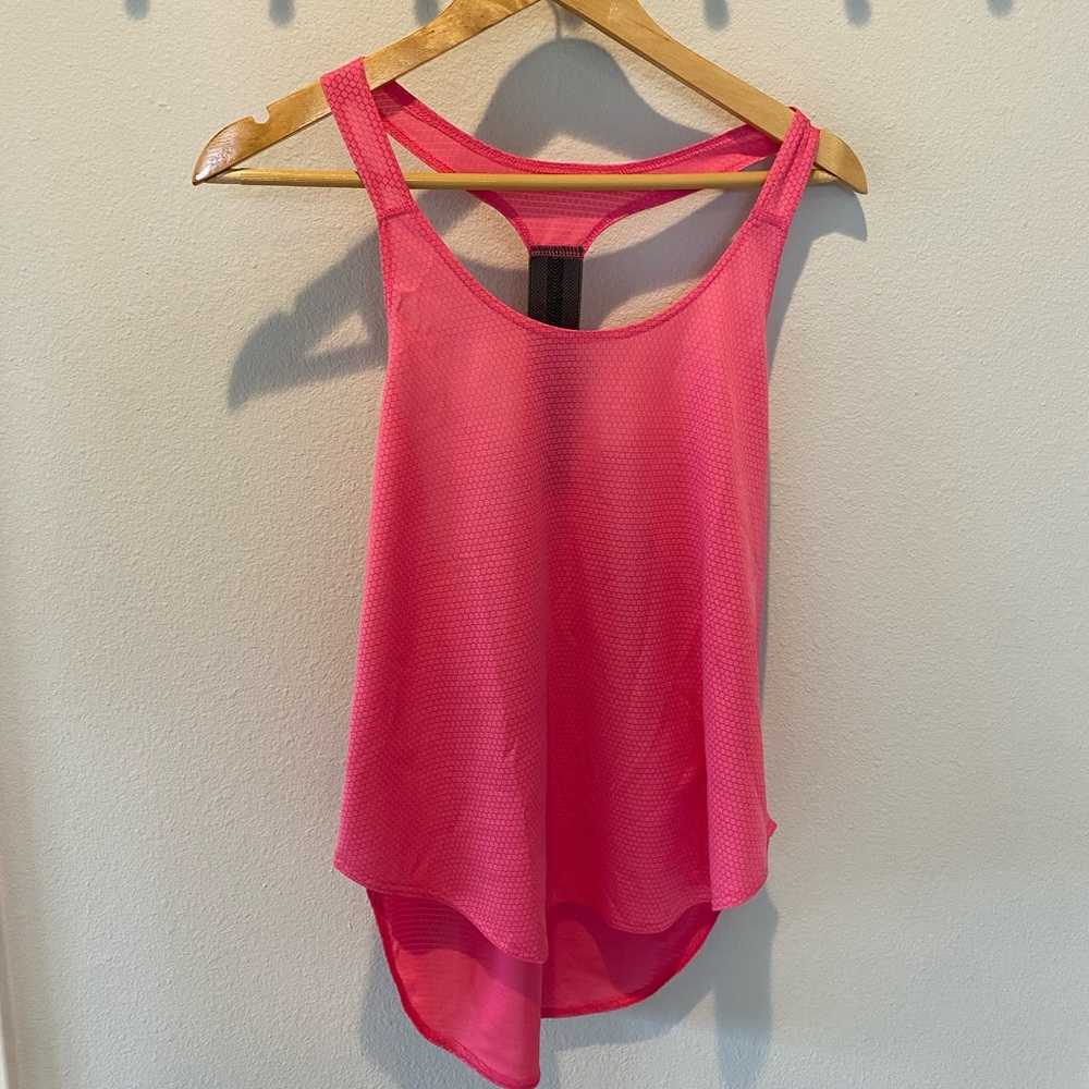 Balance Collection | pink and grey racerback workout tank top | size M